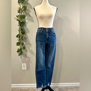 KanCan Cam Straight Jeans Navy size 26 S